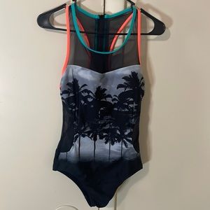 Palm tree bathing suit
